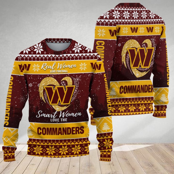Washington Commanders Woolen Sweater Detail