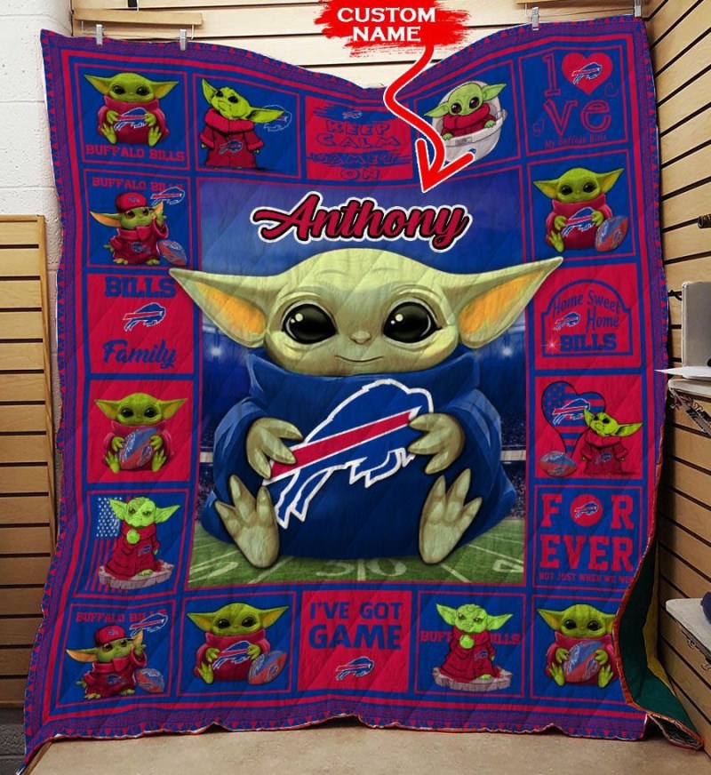 Buffalo Bills Premium Quilt - Lifestyle Image