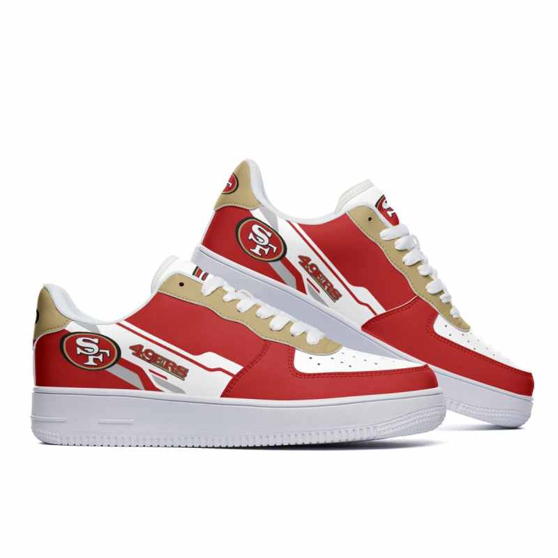 San Francisco 49ers AF1 Shoes Side View