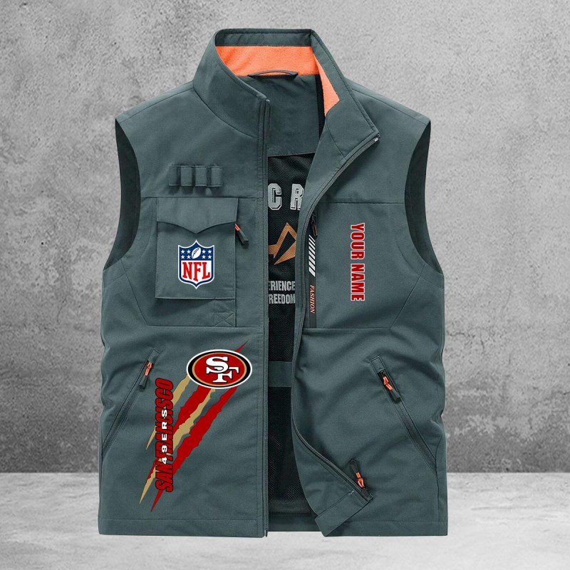 San Francisco 49ers Multi-Pockets Vest
