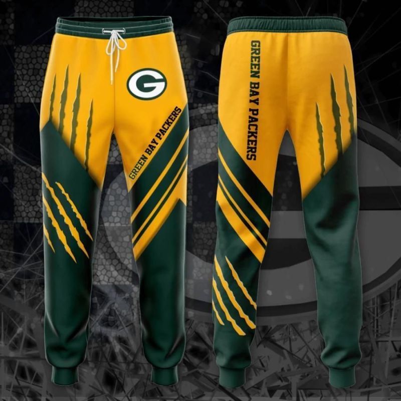 Green Bay Packers 3D Printed Pocket Sweatpant