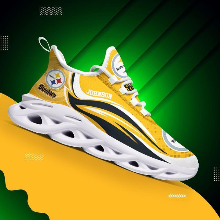 Pittsburgh Steelers Yezy Running Sneakers 119 Lifestyle