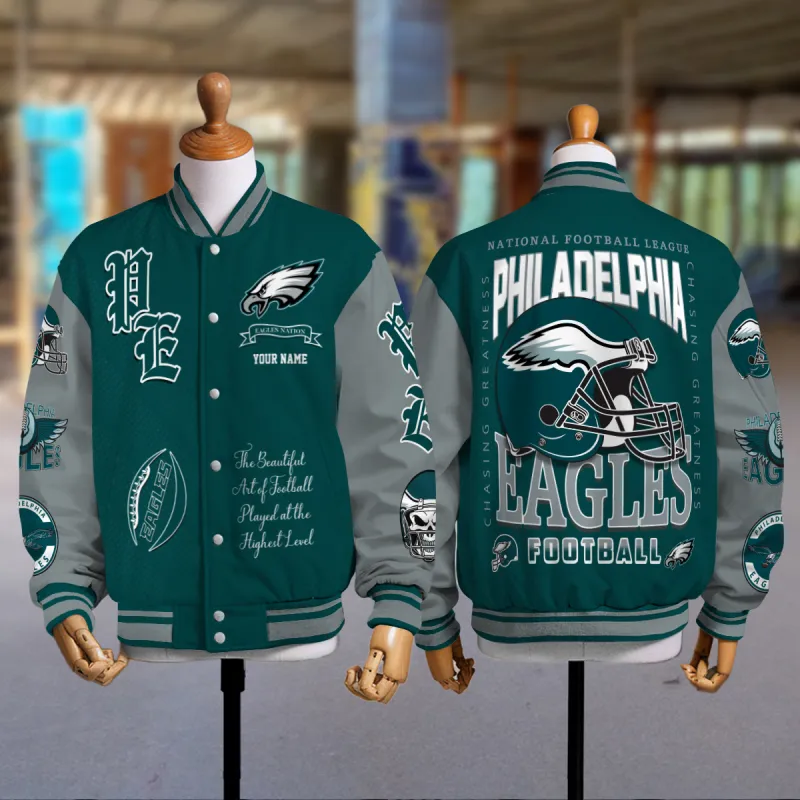 Philadelphia Eagles Varsity Jacket Image 2