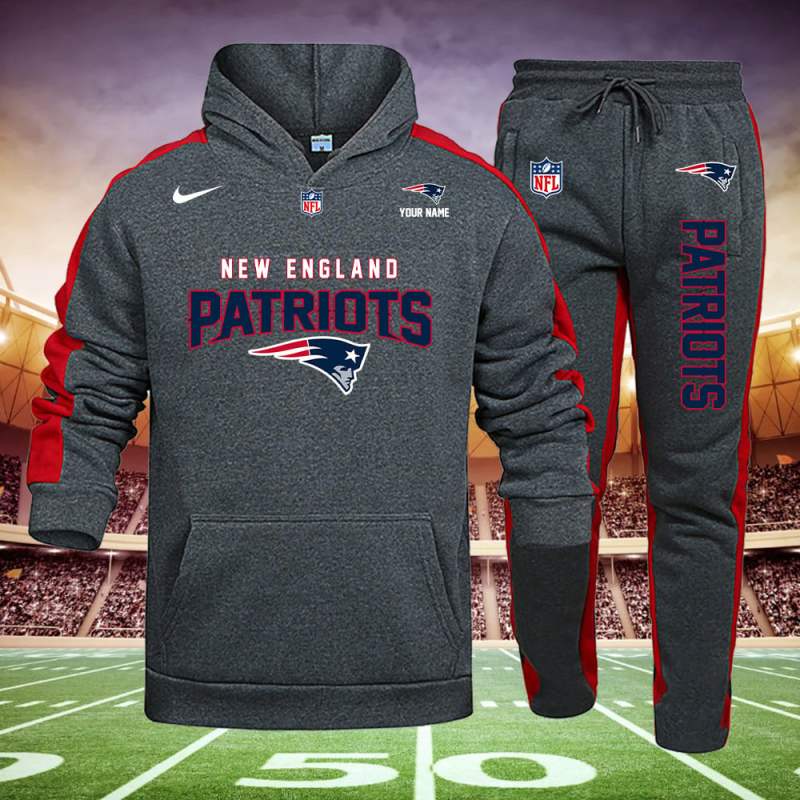 New England Patriots Hoodie and Sweatpants Set