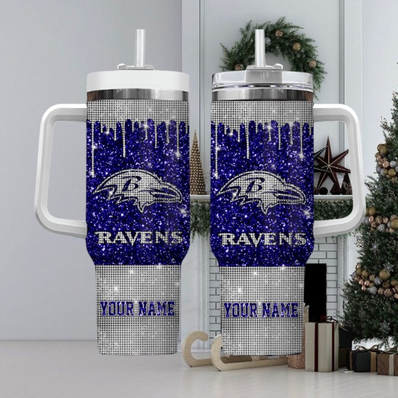Baltimore Ravens Personalized NFL Tumbler