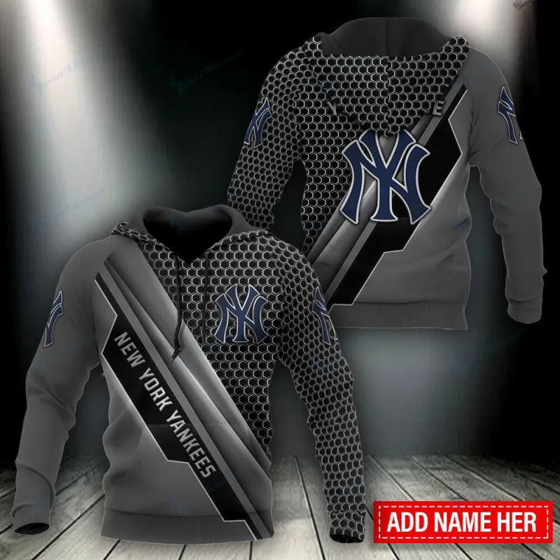 New York Yankees Personalized Hoodie - Front View