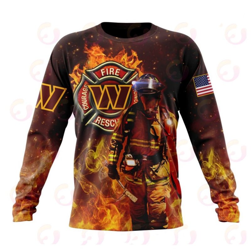 Washington Commanders Honor Firefighters T-shirt