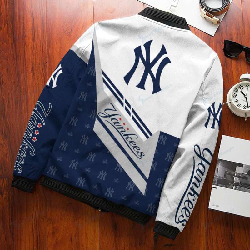 New York Yankees Bomber Jacket Back View