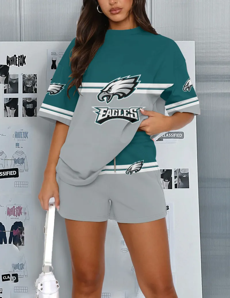 Philadelphia Eagles Top and Shorts Set