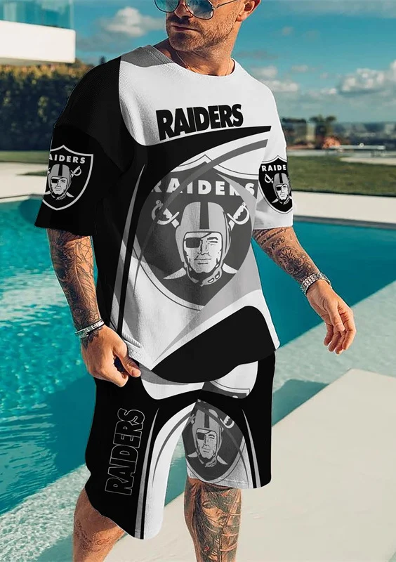 Las Vegas Raiders T-shirt and Shorts