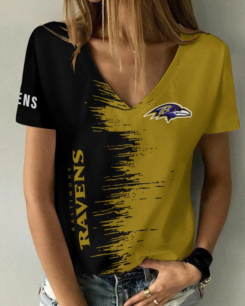 Casual wear of Baltimore Ravens T-shirt