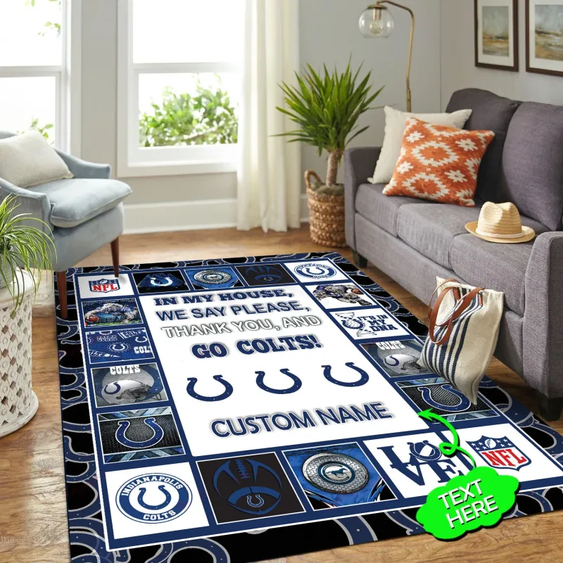 Indianapolis Colts Premium Rectangle Rug