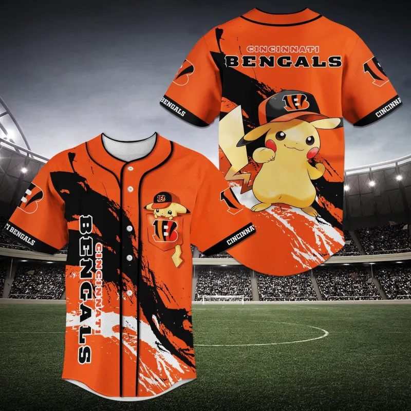 Cincinnati Bengals Baseball Jersey