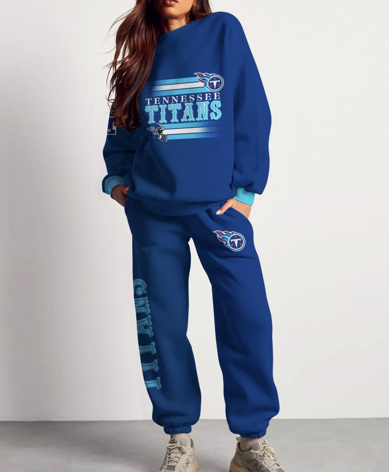 Tennessee Titans Combo 3D Sweatsuit and Sweatpants