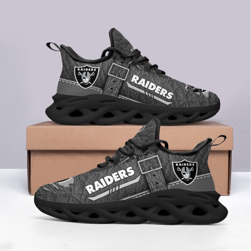 Las Vegas Raiders Yezy Running Sneakers BB73 - Side View
