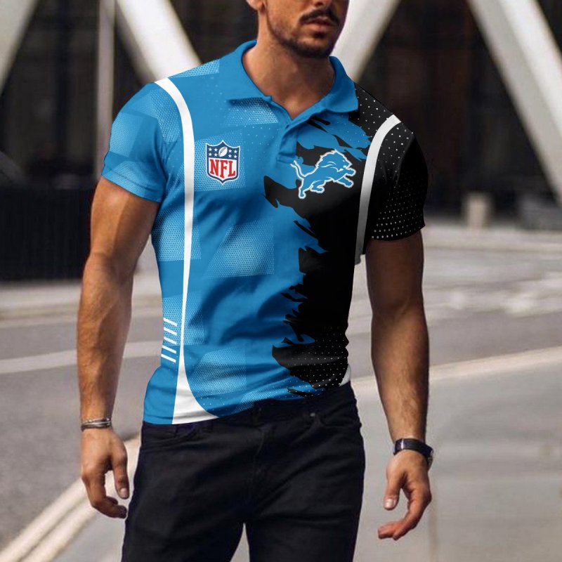 Detroit Lions Polo T-shirt
