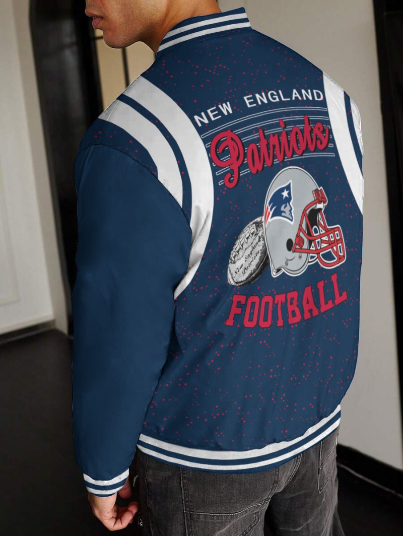 New England Patriots Jacket Back View