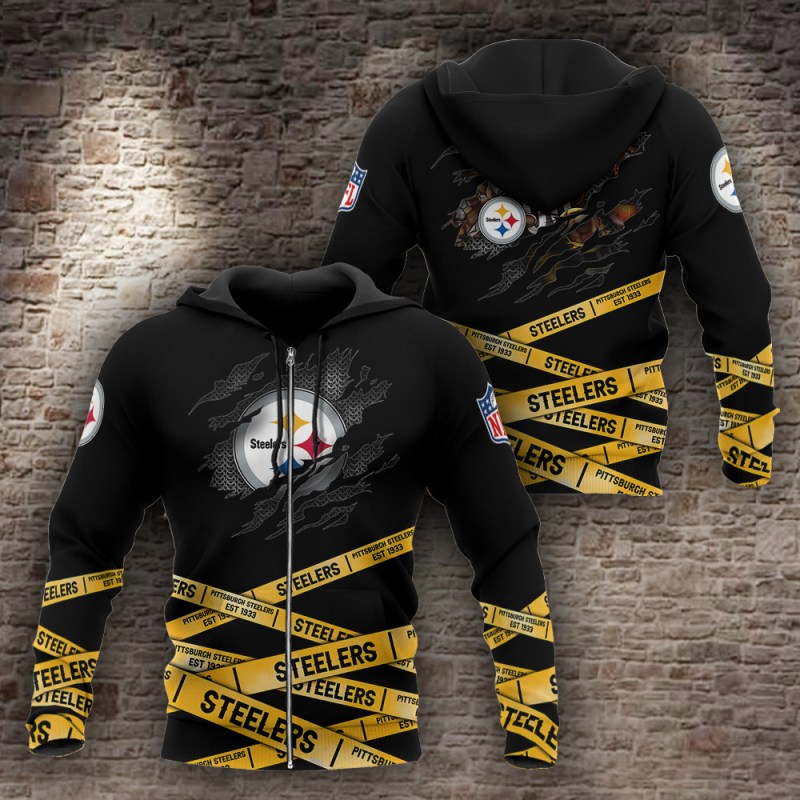 Pittsburgh Steelers Hoodie BB305 Alternate View