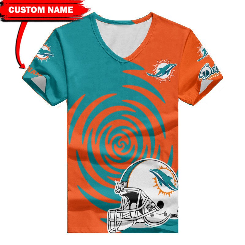 Miami Dolphins T-Shirt Side View