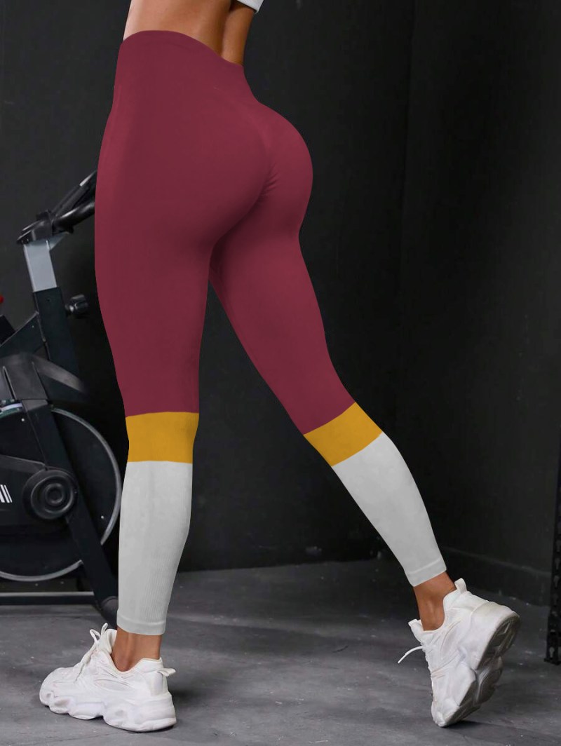 High Waist Push Up Leggings for Football Fans