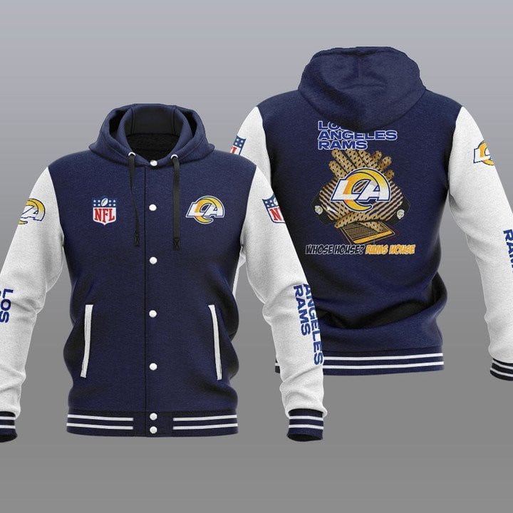 Los Angeles Rams Hooded Button Jacket