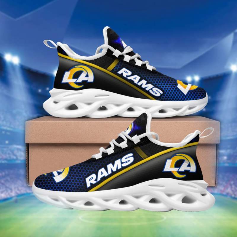 Los Angeles Rams Yezy Running Sneakers Detailed View