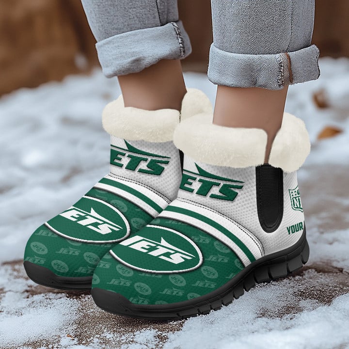 New York Jets Comfy Winter Snow Boots