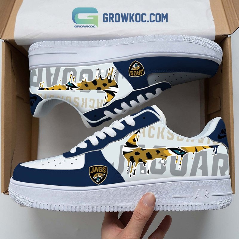 Jacksonville Jaguars Personalized Colorful AF1-1 Shoes