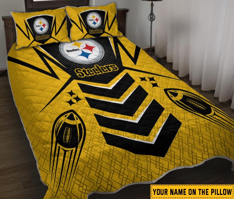 Pittsburgh Steelers Quilt Set Image 1