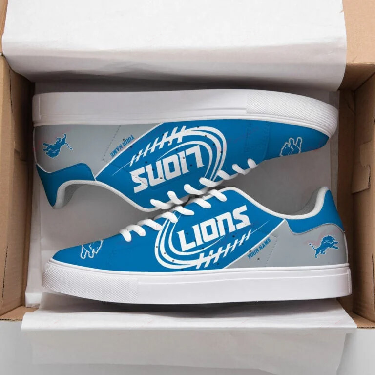 Detroit Lions Personalized SS Custom Sneakers - Image 1