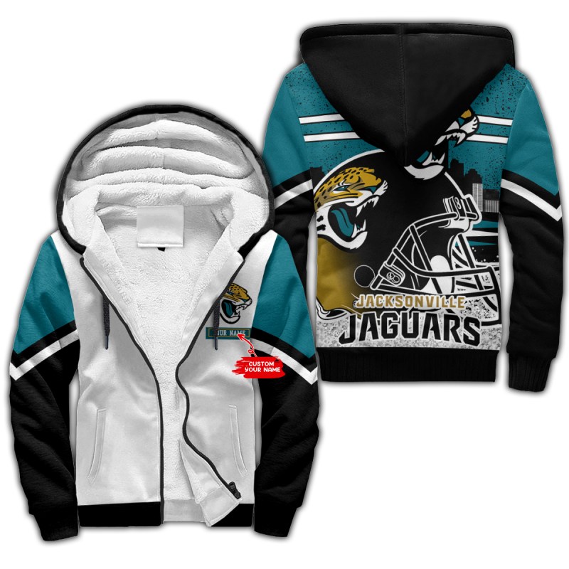 Jacksonville Jaguars Personalized 3D All Over Printed Fleece Hoodie