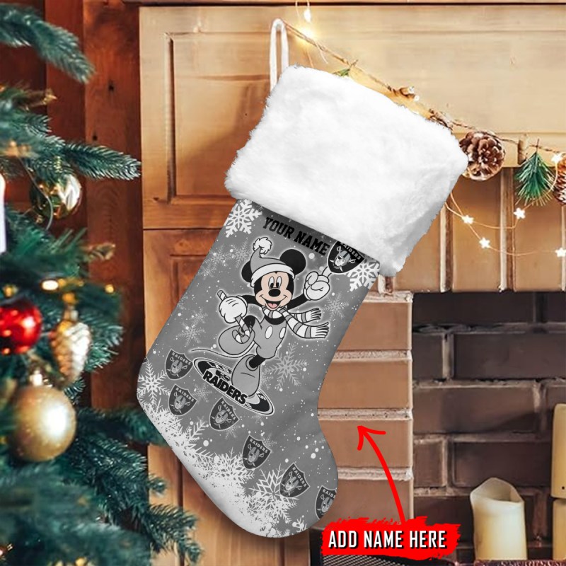 Las Vegas Raiders Christmas Socks