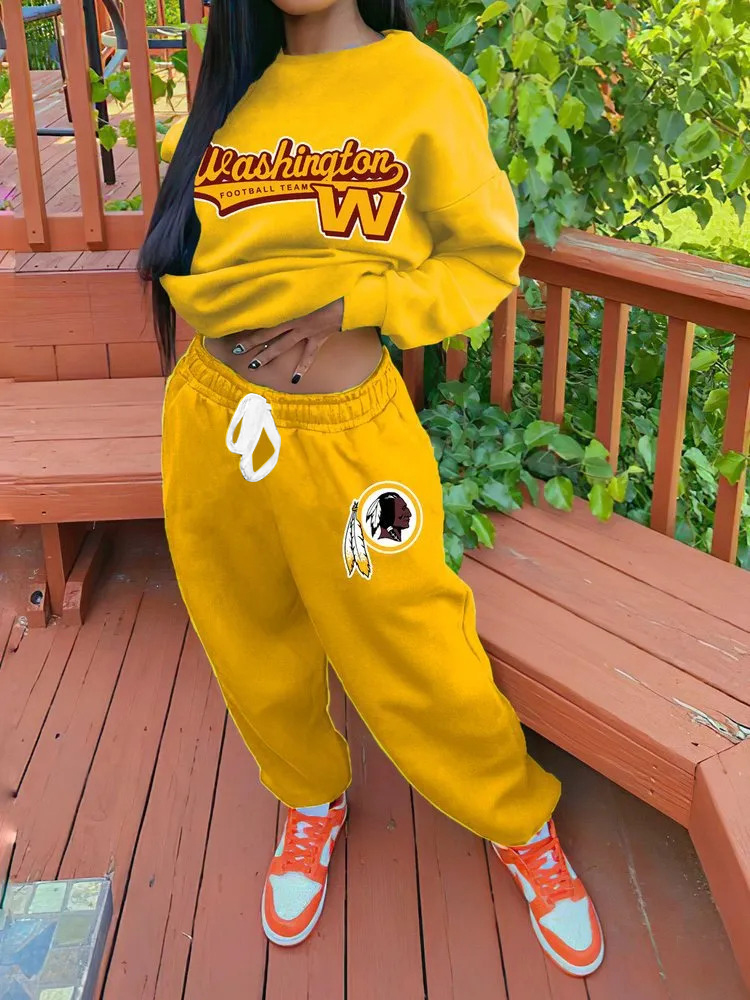 Washington Commanders Drop Shoulder Sweatshirt and Sweatpants