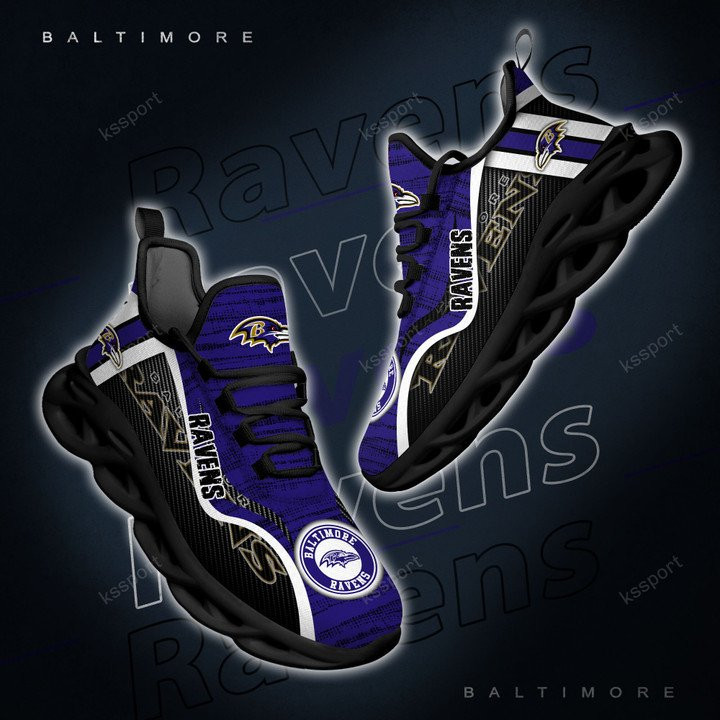 Baltimore Ravens Yezy Running Sneakers