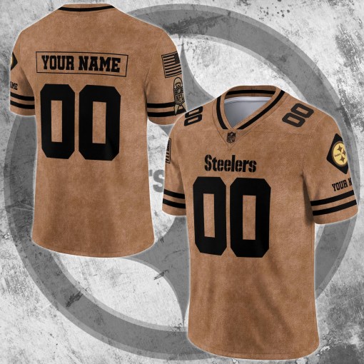 Pittsburgh Steelers Personalized V-neck Football Jersey