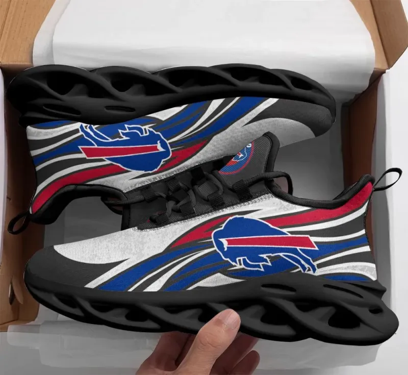 Buffalo Bills Yezy Running Sneakers 507 Back View