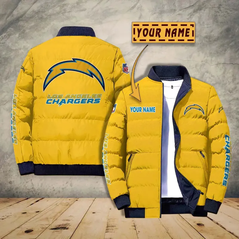 Los Angeles Chargers Puffer Jacket 1