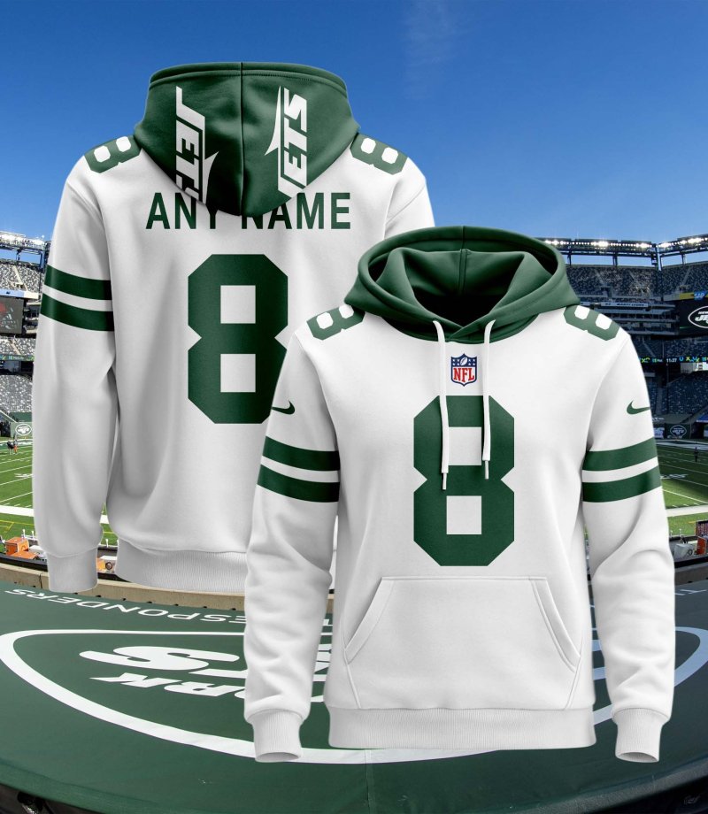 New York Jets Personalized Football Hoodie