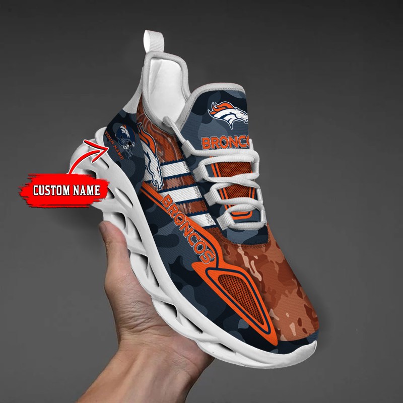 Denver Broncos Personalized Yezy Running Sneakers 9