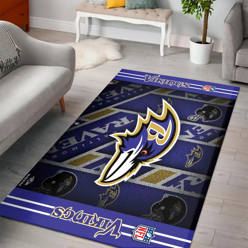 Baltimore Ravens Rectangle Rug