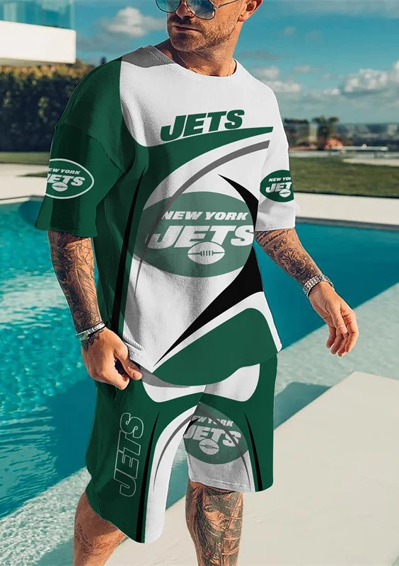 New York Jets T-shirt and shorts
