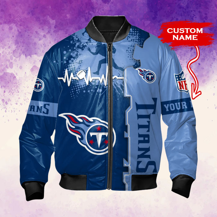 Tennessee Titans Bomber Jacket Side View