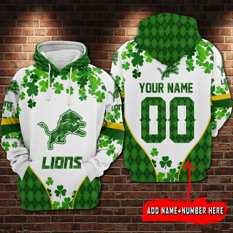 Detroit Lions Personalized Hoodie