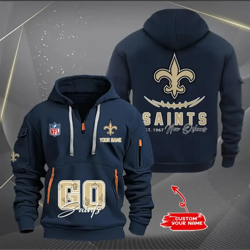 New Orleans Saints Hoodie Side View