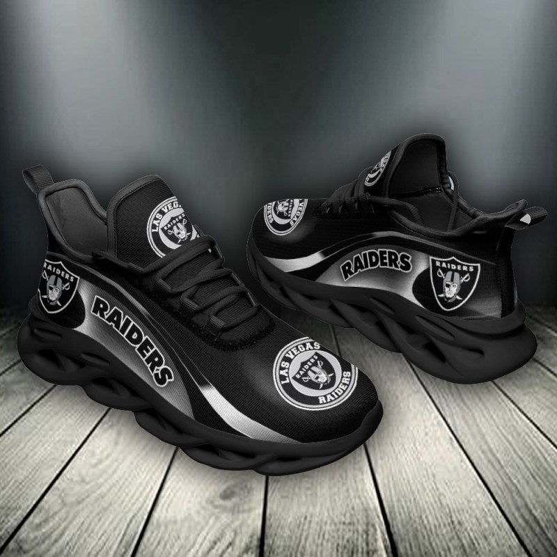 Las Vegas Raiders Yeezy Sneakers in Action