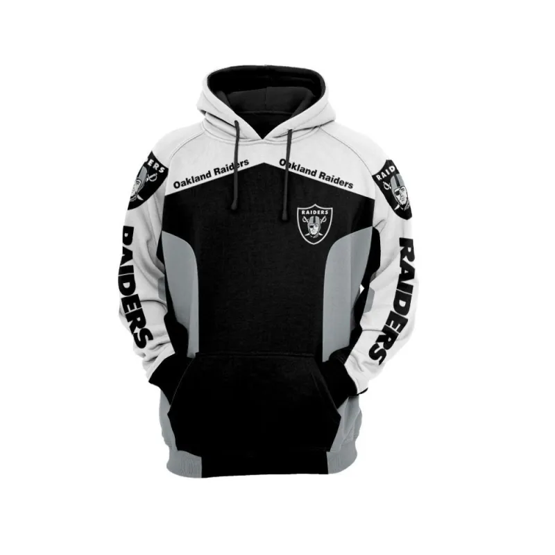 Las Vegas Raiders Custom 2 Hoodie - Back Design