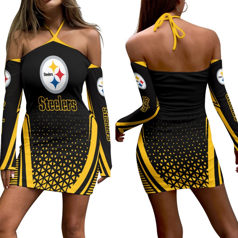 Pittsburgh Steelers Halter Dress