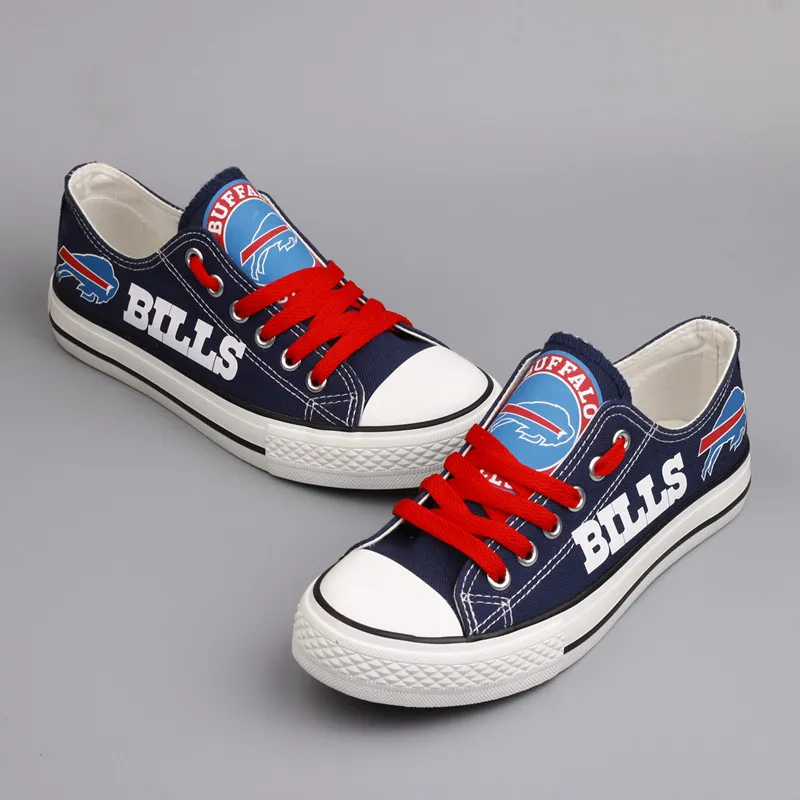 Buffalo Bills New Low Top Shoes Side View