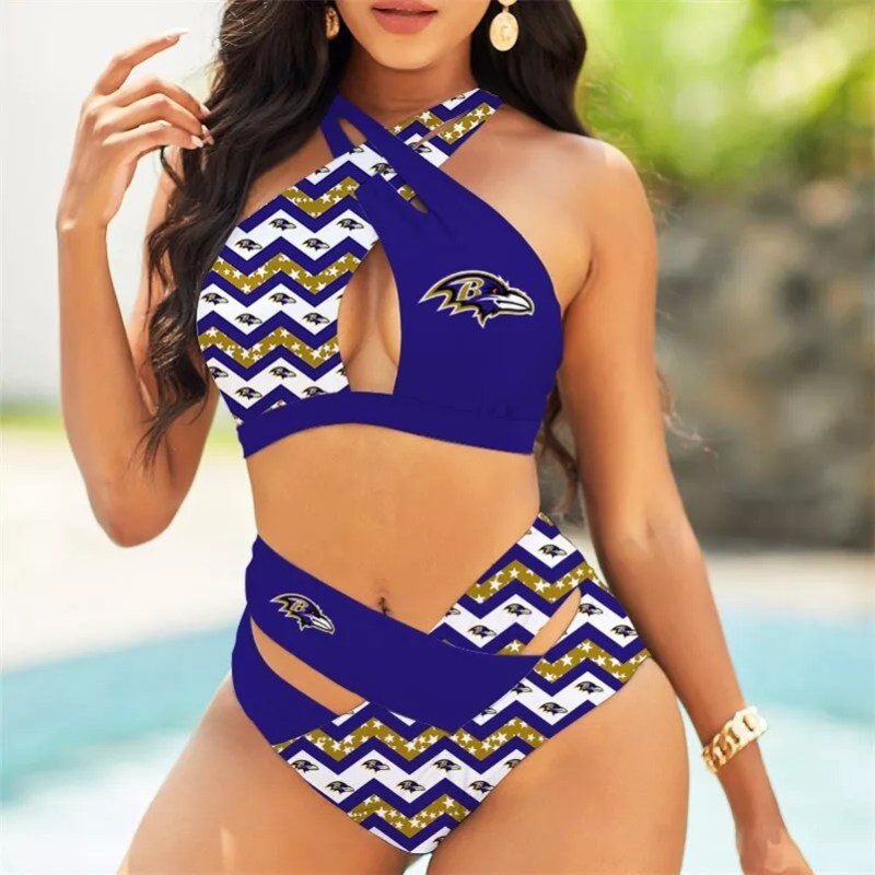 Baltimore Ravens Women's Bikini Swimsuit