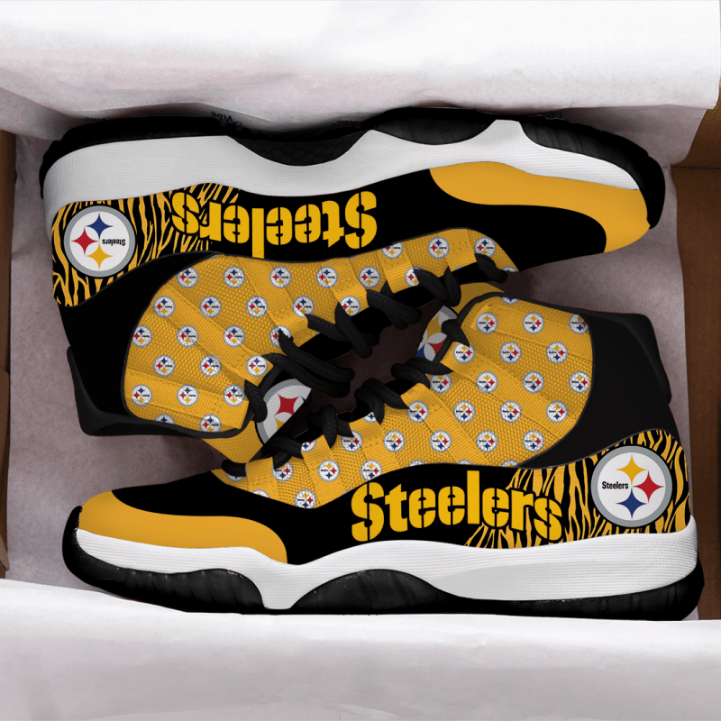 Pittsburgh Steelers AJD11 Sneakers Side View